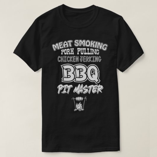 Vleesrok Master BBQ Mannen Funny T-shirt (Design voorkant)