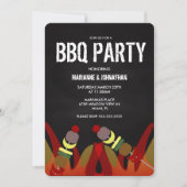 Vleesvakluiers BBQ blaast de uitnodiging van de pa (Voorkant)