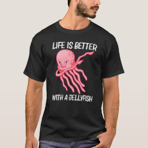 Vleesvissen voor mannen Zee voor kwallen T-shirt