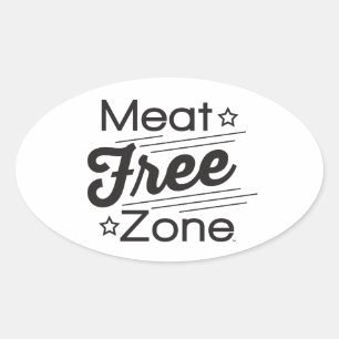 Vleesvrije zone Sticker