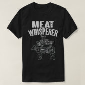 Vleeswhisker, slagerij Butcher T-shirt (Design voorkant)