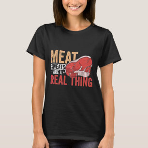 Vleeszweten Is Een Echte Kwestie Bbq-enthousiastel T-shirt