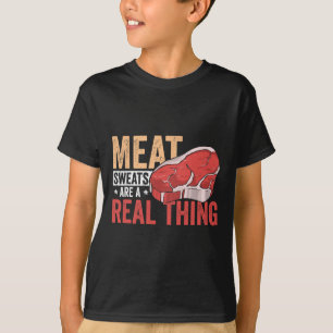 Vleeszweten Is Een Echte Kwestie Bbq-enthousiastel T-shirt