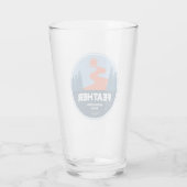 Vleethervrije en Schilderachtig rivier Glas (Achterkant)