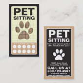 vleierstaart klantenkaartje (Voorkant / Achterkant)