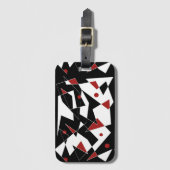 Vlek de rode ballen bagagelabel (Voorkant (verticaal))