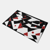 Vlek de Rode Ballen Door Mat (Schuin)