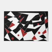 Vlek de Rode Ballen Door Mat (Voorkant)