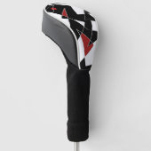 Vlek de rode ballen golfheadcover (Schuin)