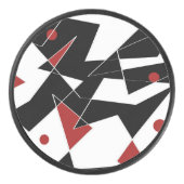 Vlek de rode ballen hockey puck (Voorkant)