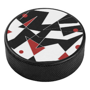 Vlek de rode ballen hockey puck