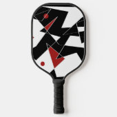 Vlek de rode ballen pickleball paddle (Voorkant)