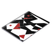 Vlek de Rode Ballen Spiraal Notitieboek (Linkerzijde)