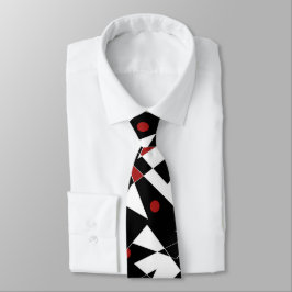 Vlek de rode ballen stropdas