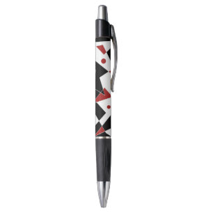 Vlek de rode balpen pen