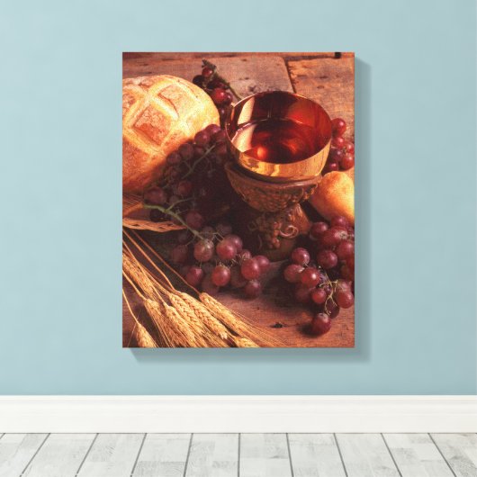 Vlek en bloed canvas afdruk (Insitu (Houten vloer))