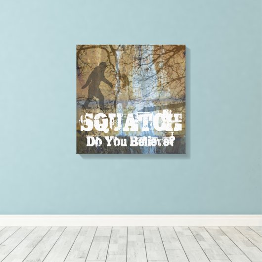 Vlek, geloof je? canvas afdruk (Insitu (Houten vloer))