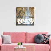 Vlek, geloof je? canvas afdruk (Insitu (Woonkamer))