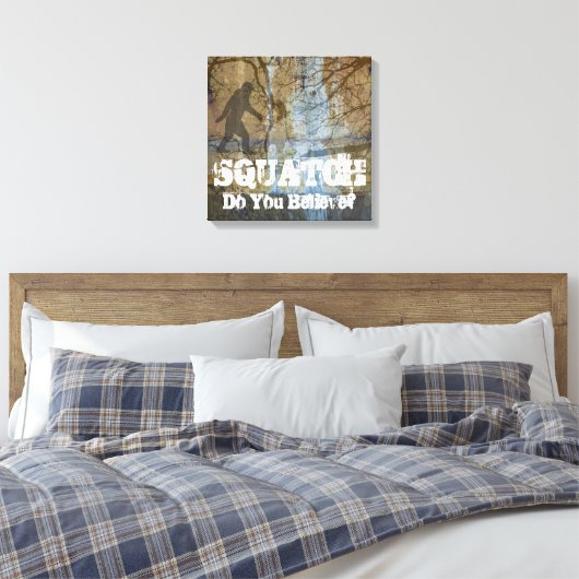 Vlek, geloof je? canvas afdruk (Insitu (Slaapkamer))