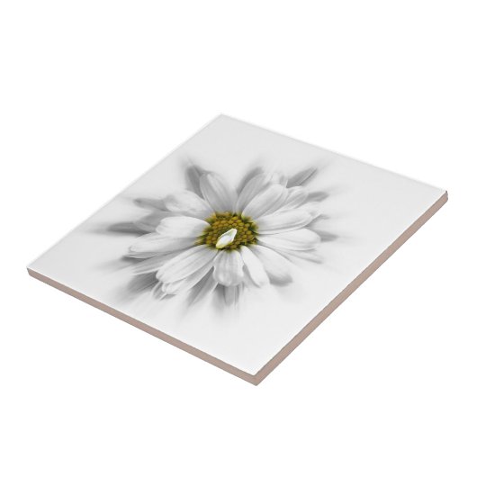 vlek in witte tinten tegeltje (Zijkant)