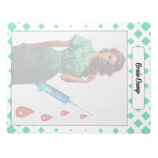 Vlek jezelf niet _ Brain Dump Notitieblok (Voorkant)