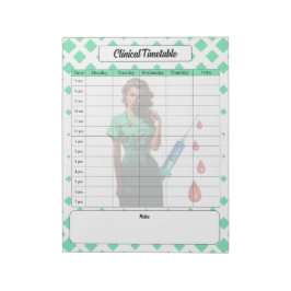 Vlek jezelf niet _ Clinical Timetable Notitieblok