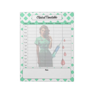 Vlek jezelf niet _ Clinical Timetable Notitieblok
