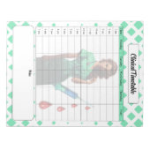 Vlek jezelf niet _ Clinical Timetable Notitieblok (Voorkant)