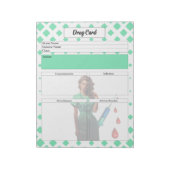 Vlek jezelf niet _Kaart Notitieblok (Linkerzijde)