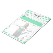 Vlek jezelf niet _Kaart Notitieblok (Schuin)