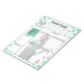 Vlek jezelf niet _ Medicatie Sjabloon Notitieblok (Schuin)