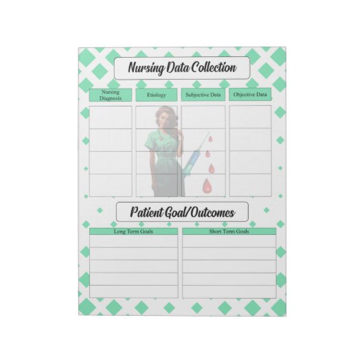 Vlek jezelf niet _ Nursing Data Collectie Notitieblok (Linkerzijde)