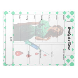 Vlek jezelf niet _ Week in een oogopslag Notitieblok