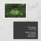 Vlek knoflook (Grenzen) Visitekaartje (Voorkant / Achterkant)