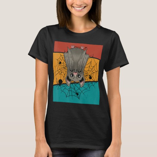  vlek met spinnen t-shirt (Voorkant)