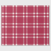 Vlek rood van witte hand, gebrand cadeaupapier (Vlak)