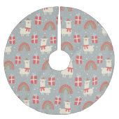 Vlek van de penseelpenseel van Cute/Funny met kers Kerstboom Rok (Voorkant)