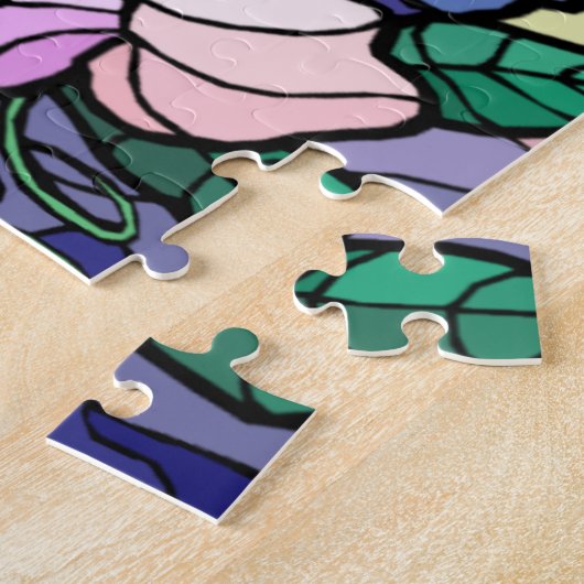 Vlek van glas Lily Legpuzzel (Zijkant)