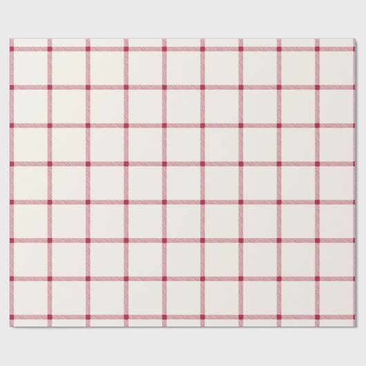 Vlek van witte en rode hand cadeaupapier (Vlak)