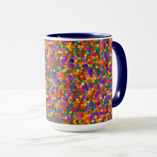 Vlekglas look mok (Voorkant rechts)