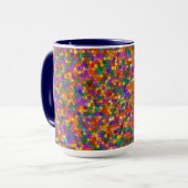 Vlekglas look mok (Voorkant links)