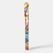 Vlekglas patroon zonsondergang boven de oceaan Case-Mate iPhone case (Achterkant / Links)