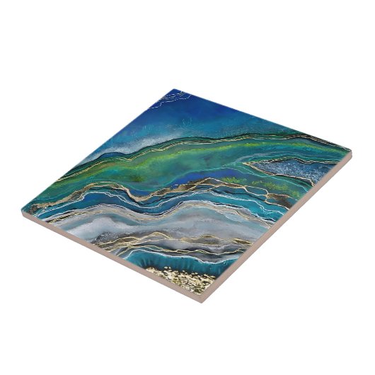 vlekjes tegeltje (Zijkant)