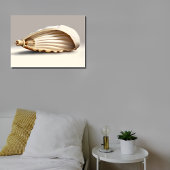 Vlekkeloze Seashell Kustcanvas Wall Art Canvas Afdruk