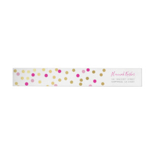  VLEKKEN glamoureuze confetti spot goudroze