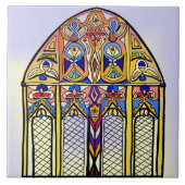 Vlekken glazen tegel tegeltje (Voorkant)