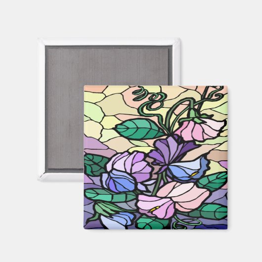 Vlekken lat Lily van het veldnet Magneet (Voorkant / Achterkant)