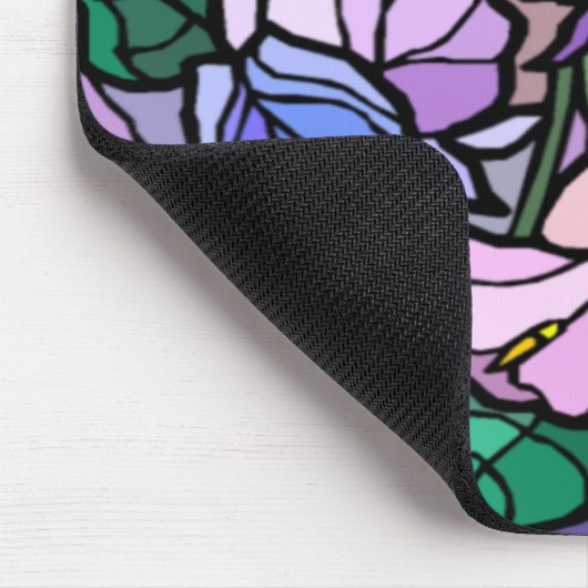 Vlekken lelie van het veld Mousepad Muismat (Hoek)