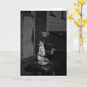 "Vlekken van betere dagen" Verjaardag Kaart (Gele Bloem)