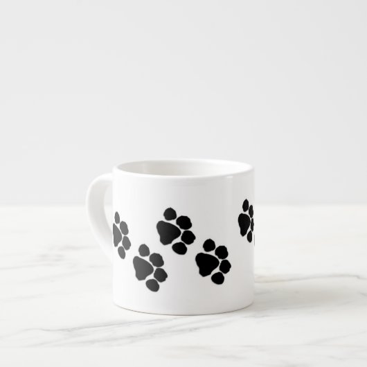 Vlekken van dieren espresso kop (Links)